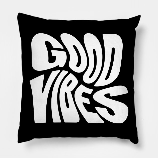 Good Vibes Pillow by Winning Mindset