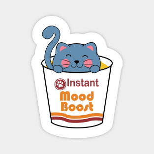 Instant Mood Boost - Kawaii Ramen Cat Magnet