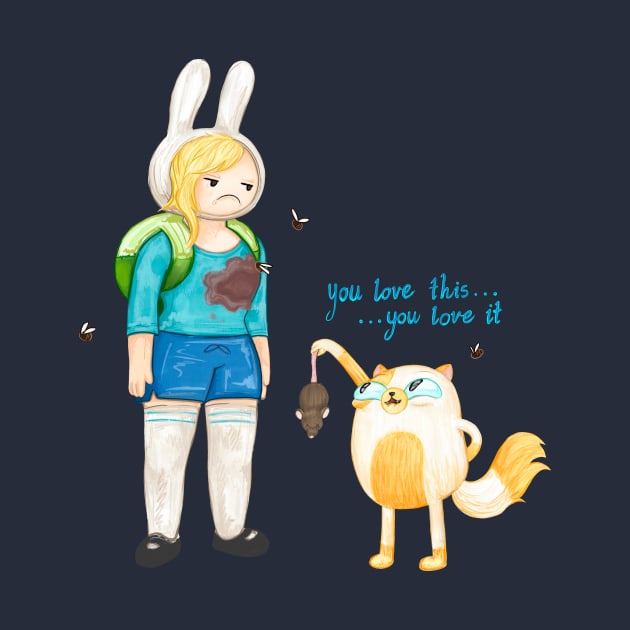 Fionna the cat mom, Adventure Time / Fionna and Cake fan art by art official sweetener