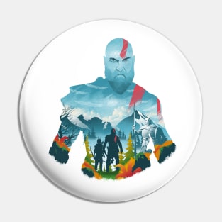 Kratos and Atreus Adventure Pin