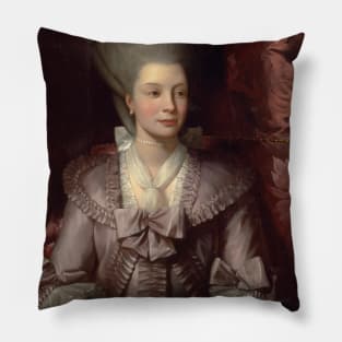 Queen Charlotte by Benjamin West Pillow