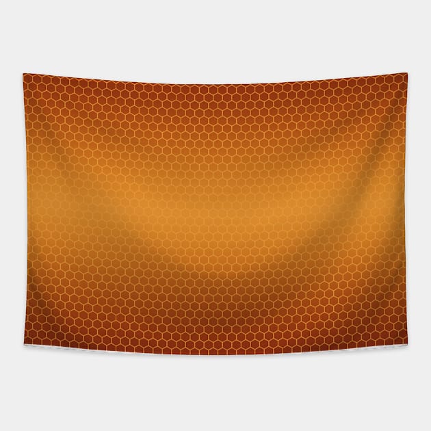 Warm Honeycomb Tapestry by Firestorm Fox