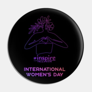 Count Her Inspire Inclusion Women's International Day 2024 Pin
