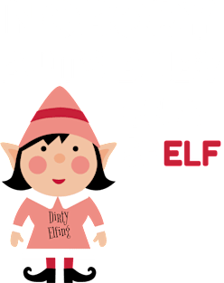 Santa Elf Christmas Magnet