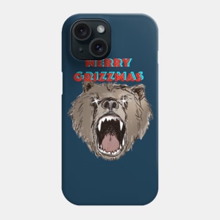 Merry Grizzmas Phone Case