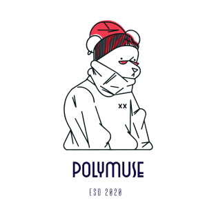 PolyMuse Bear Design T-Shirt