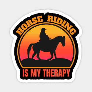 Horse Riding In My Theory Magnet