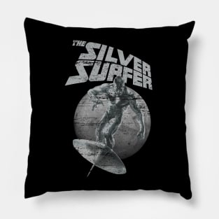 Surver Retro Silver Pillow