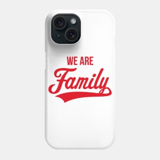 We Are Family (Parents / Father / Mother / Children / Red Phone Case