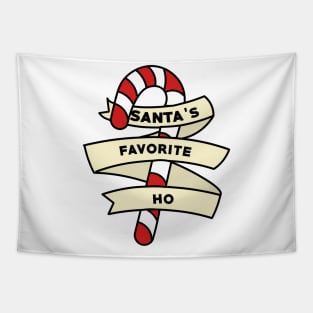 Santa's Favorite Christmas Ho Tapestry