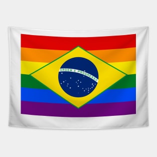 Brazil LGBTQ Pride Flag Tapestry