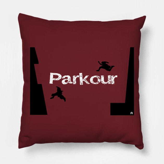 Parkour assassins Pillow by MIDesign