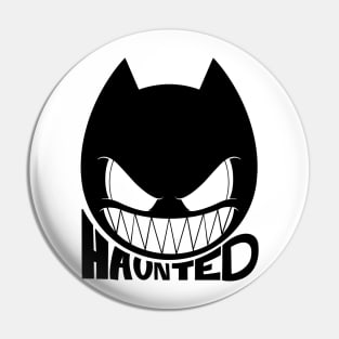 Haunted by Demons Black Pin