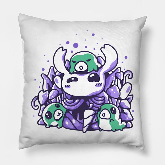 Grub's Protector v2 Pillow by demonigote