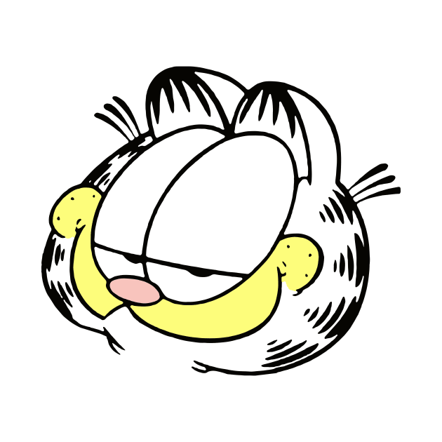 Smug Face of Orange Lasagna Cat by HeyListen