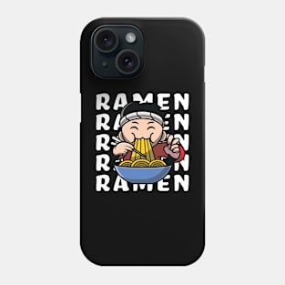 Ramen ninja noodle bowl Phone Case