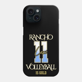 Lexi #11 Rancho VB (15 Gold) - Black Phone Case