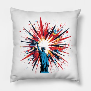 4th of July Fireworks Pillow