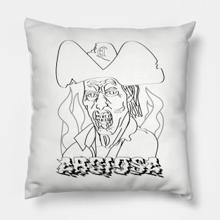 Cursed Zombie Pirate For Light Colour Pillow