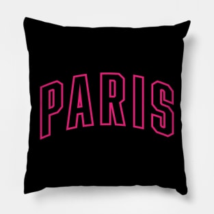 Paris Hot Pink Pillow