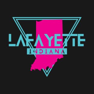 Lafayette Indiana Retro Vintage Triangle IN T-Shirt