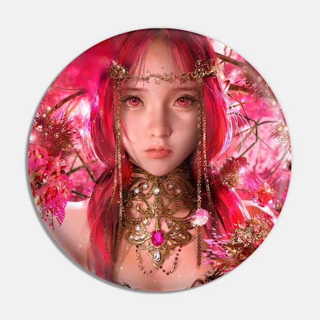 Rose Pink Pin by ErakNote