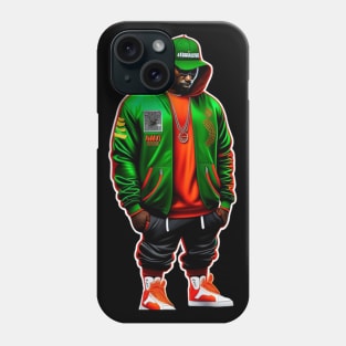 Young black american hip hop Phone Case