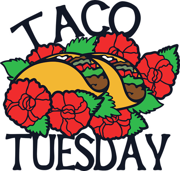 Taco Tuesday Kids T-Shirt by bubbsnugg