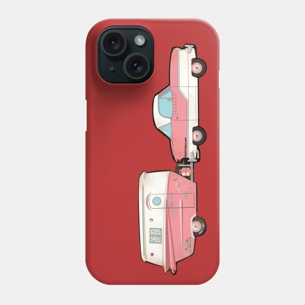 METRO CAR & RELIC TRAILER Phone Case by Modern-ArtifactsLLC