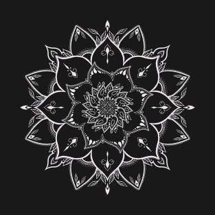 Mandala art flower T-Shirt