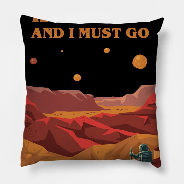 Mars is Calling Pillow by kg07_shirts