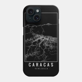 Caracas Venezuela Minimalist Map Phone Case