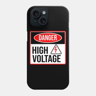 Danger High Voltage Phone Case