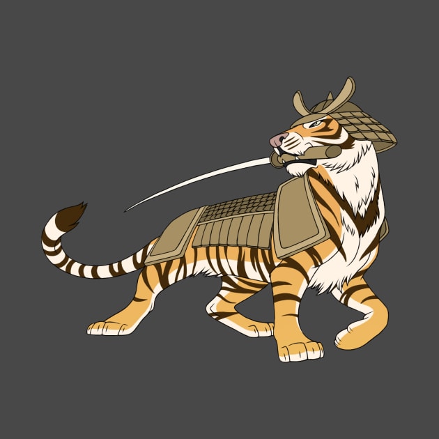 Samurai Tiger by FlannMoriath