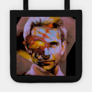 A Series of Voices - Trippy Glitch Art Portrait Tote