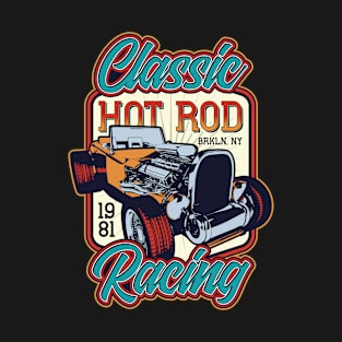 Classic Hot Rod Racing Brooklyn 1981 T-Shirt