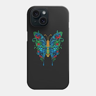 Blue-Green Butterfly Phone Case