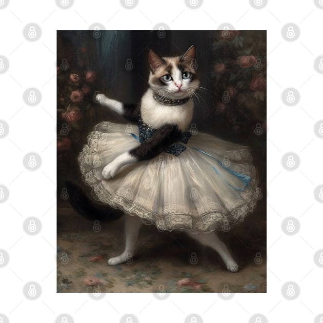 ballet cat 2 by summer-sun-art