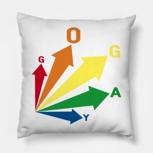 go gay Pillow