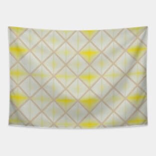 YELLOW DIAMOND DESIGN, DIAMOND PATTERN Tapestry