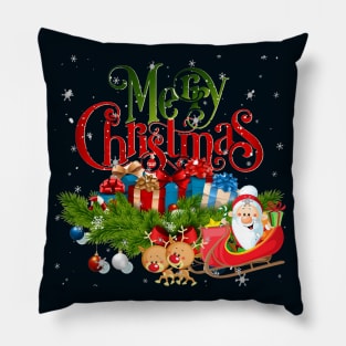 Merry Christmas T-Shirt Pillow