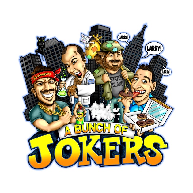 A Bunch Of Jokers (Dark Shirt) by linkartworks