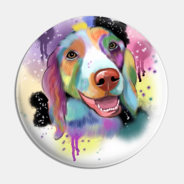 Pet Portraits- Customised Pin by Tazfear