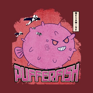 Giant Pufferfish Megamine, Epic Funny Monster Attack T-Shirt