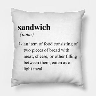 sandwich definition Pillow