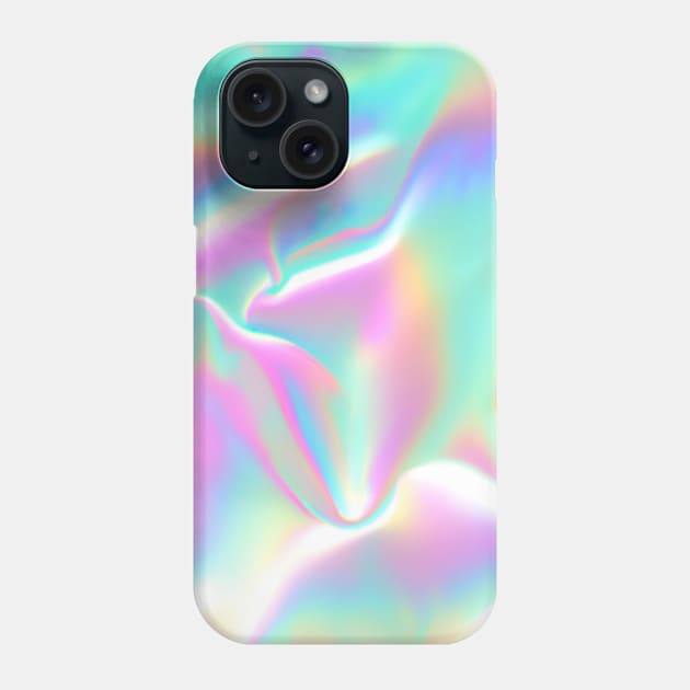 Iridescence Holographic Texture Phone Case by UniqueMe