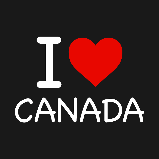 Canada - I Love Icon by Sunday Monday Podcast