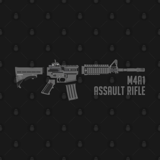 M4A1 assault rifle by fitripe