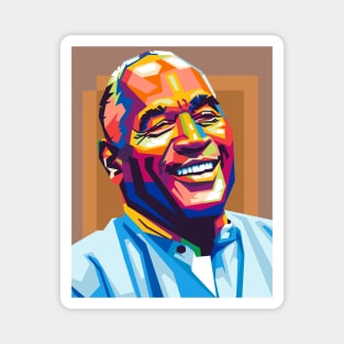 oj simpson Magnet