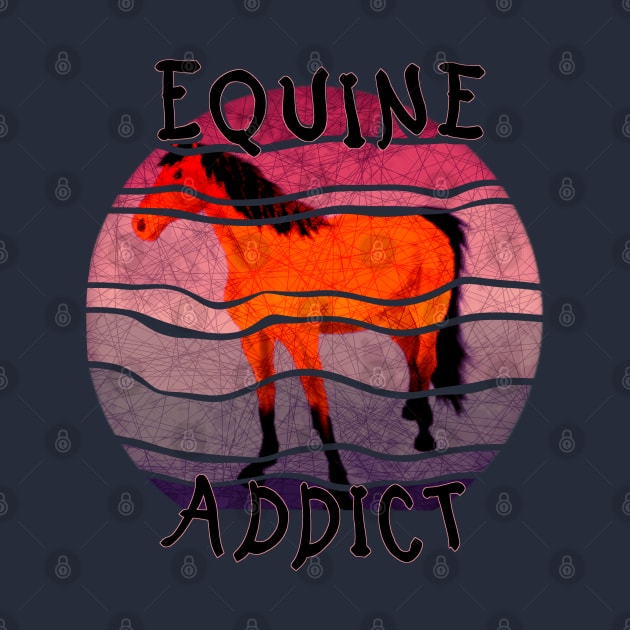 Equine addict N1 - purple by RedHeadAmazona